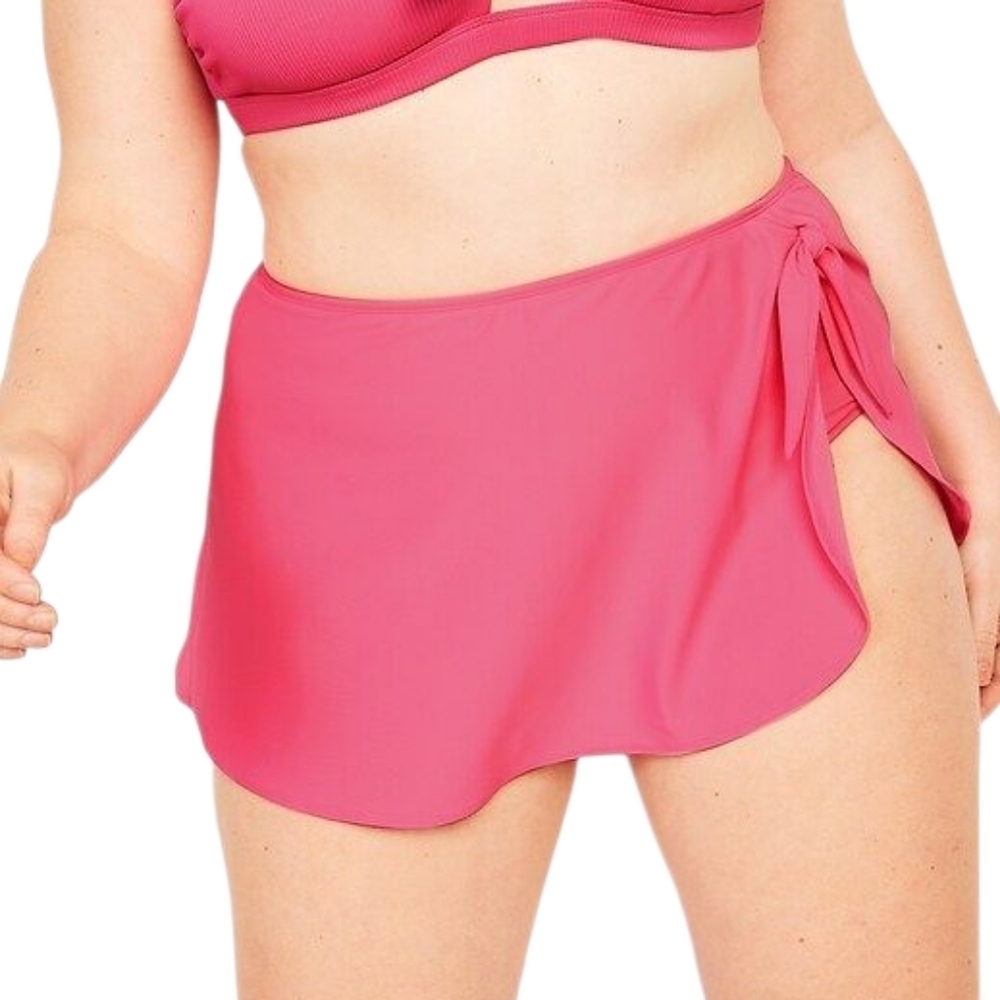 OLD NAVY High Waisted Pink Swim Skirt - Picture 2 of 11